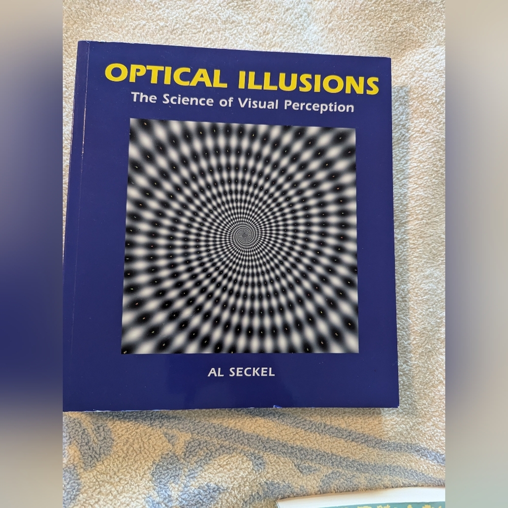 Optical Illusions Book  The Science of Visual Perception Seckel, Al Color Englis